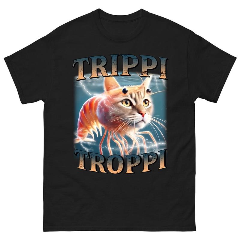 Trippi Troppi Funny Brain Rot T-shirt, Meme Shirt, Trending Tee, funny summer t-shirts Hoodie, Sweatshirt | CiraTrend.com
