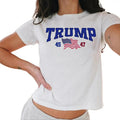 Trump 2024 Baby Tee, President Trump 45 47 , Trump Wins Again Baby Tee, New President Clipart Baby Tee Casual Comfort...