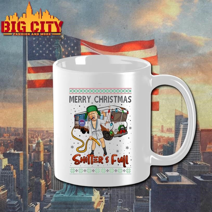 Trump 2024 Merry Christmas Shitter’s Full Ugly Xmas Shirt