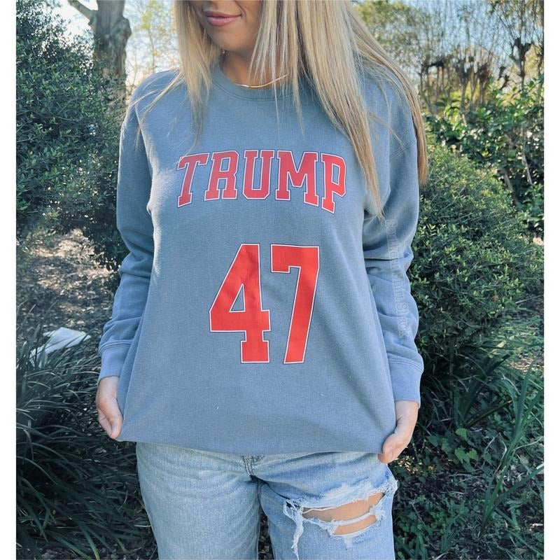 Trump 47 Comfort Colors Sweatshirt T-Shirts, Hoodie | CiraTrend.com