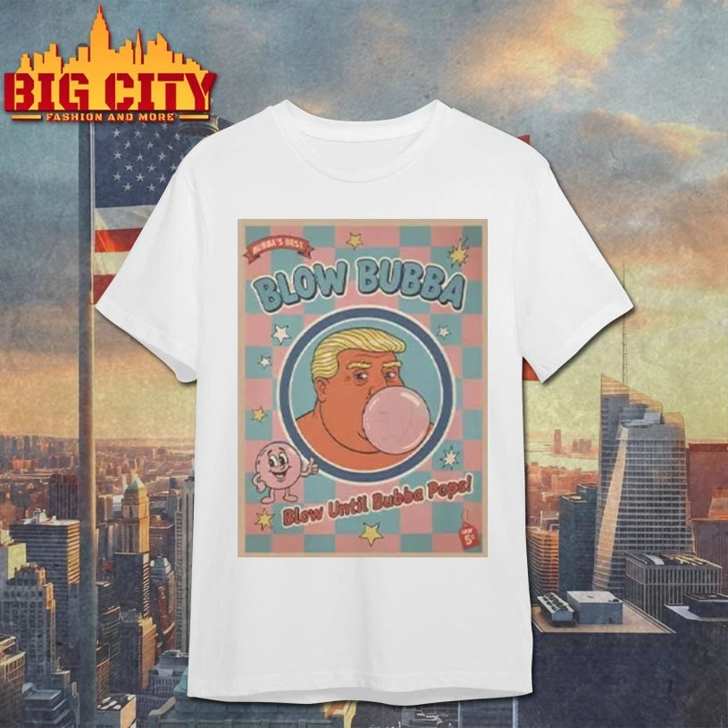 Trump Blow Bubba Retro Bubble Gum Cartoon shirt