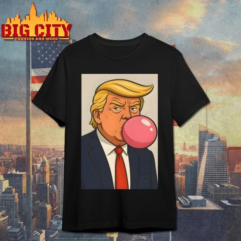 Trump Blowing Bubble Bubba Gum Shirt