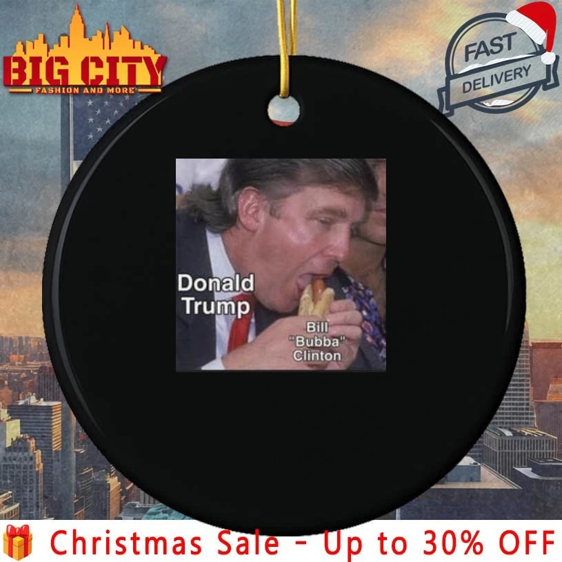 Trump Bubba eat hamburger Bill Bubba Clinton Shirt