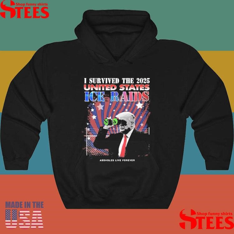 Trump I Survived The 2025 United States Ice Raids T-shirt