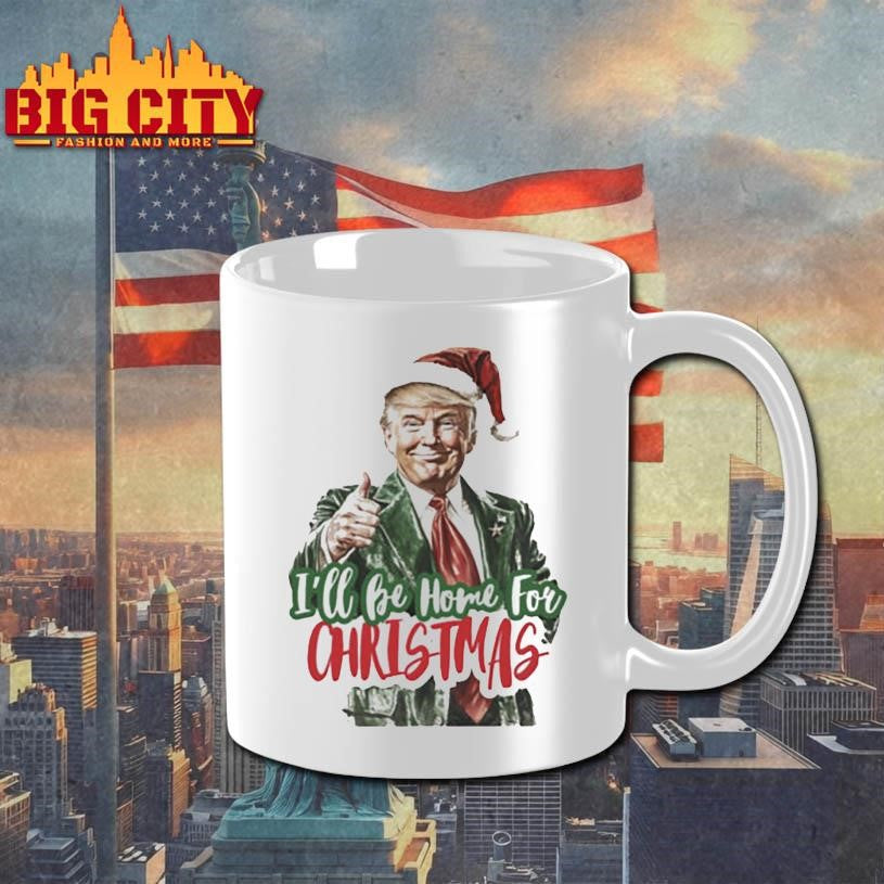 Trump I’ll Be Home for Christmas Shirt