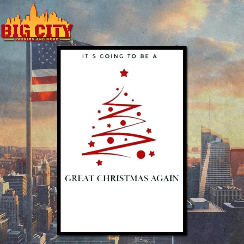 Trump Its Going To Be A Great Christmas Again Maga 2024 Shirt