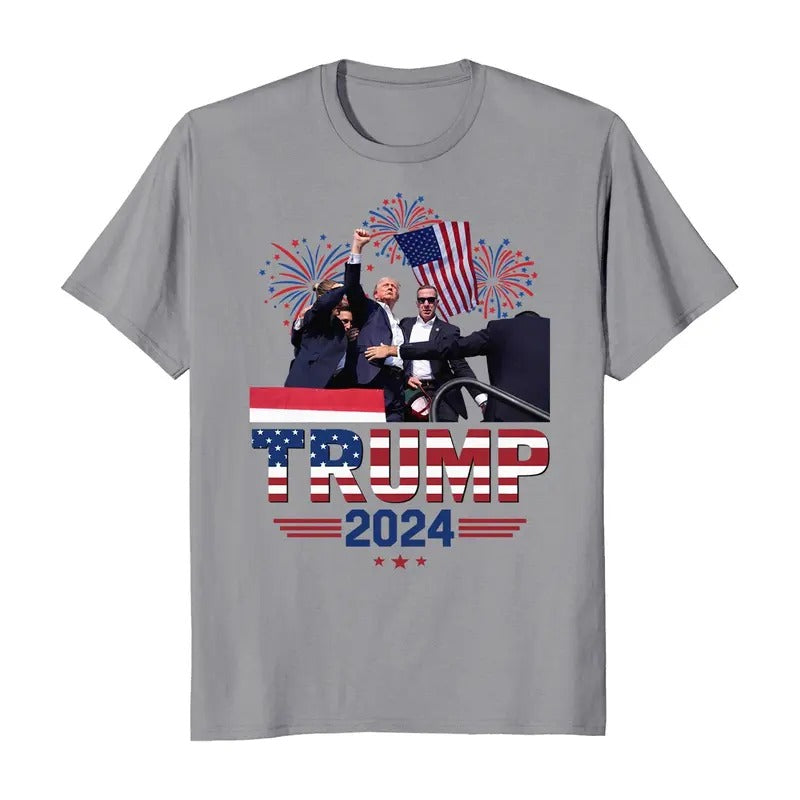 Trump Missed Shot Celebration Victory T-Shirt Hoodie, Sweatshirt | CiraTrend.com