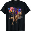 Trump Riding a Dinosaur T-rex Suppor Trump 2020 T-Shirt made in usa Hoodie, Sweatshirt | CiraTrend.com