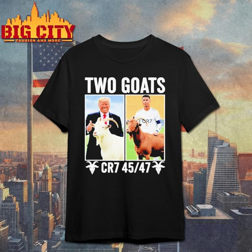 Trump Ronaldo CR7 Two Goats Shirt