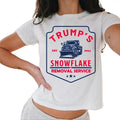 Trump'S Snowflake Removal Service 2024 Baby Tee Casual Comfort Hoodie, Sweatshirt | CiraTrend.com