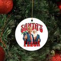 Trump Santa's Favorite Felon Ornament, Ceramic Ornament, Trump Ornament, Gift for Trump Maga T-Shirts, Hoodie, Sweatshirt