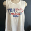 Trump Vance 2024 Flag Ladies Tank Woman's Tank T-Shirts, Hoodie, Sweatshirt | CiraTrend.com