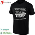 Trump typography born with an IQ low enough shirt