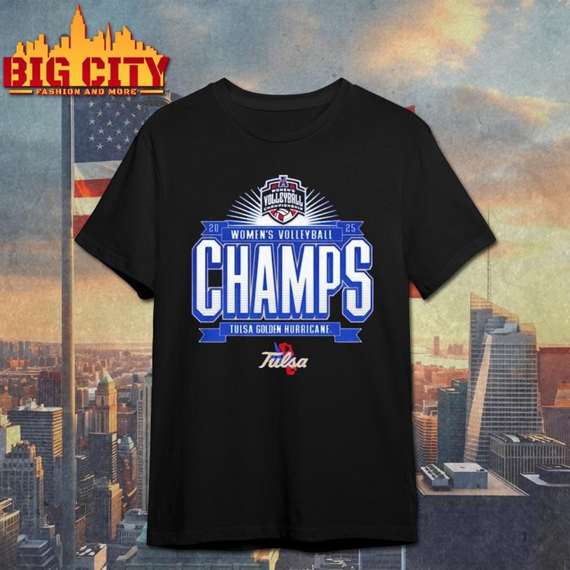 Tulsa Golden Hurricane 2025 Women’s Volleyball Champions Shirt