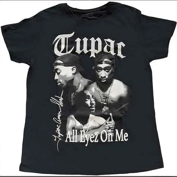 Tupac T Shirt 2Pac All Eyez On Me Logo Official Womens Boyfriend Fit Hoodie, Sweatshirt | CiraTrend.com