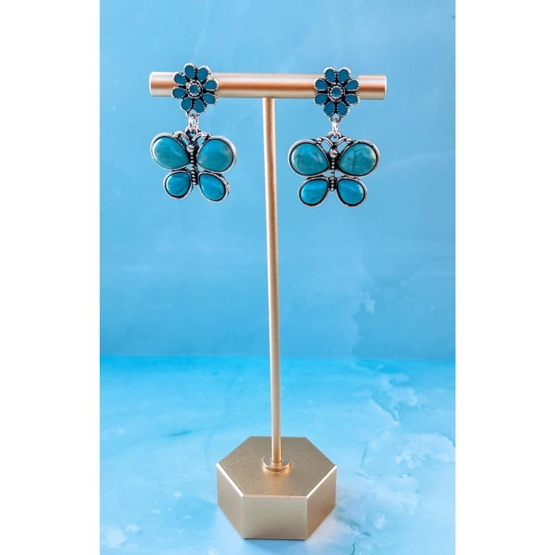 Turquoise Butterfly Earrings T-Shirts, Hoodie, Sweatshirt | CiraTrend.com