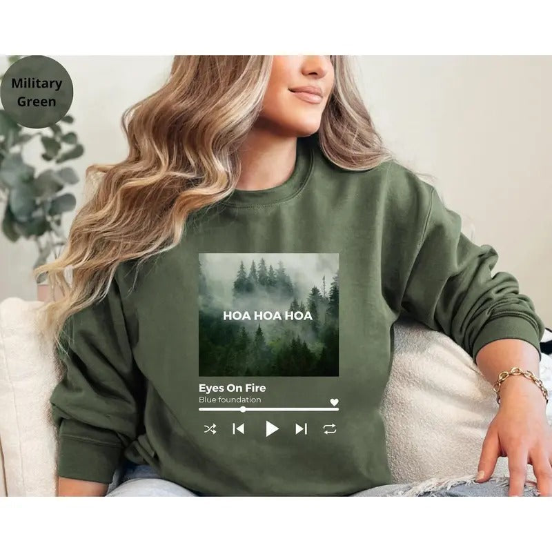 Twilight Hoa Hoa Hoa Song Name Sweatshirt Twilight Inspired Shirt Song Name Hoodie Forks Washington Crewneck Twilight...