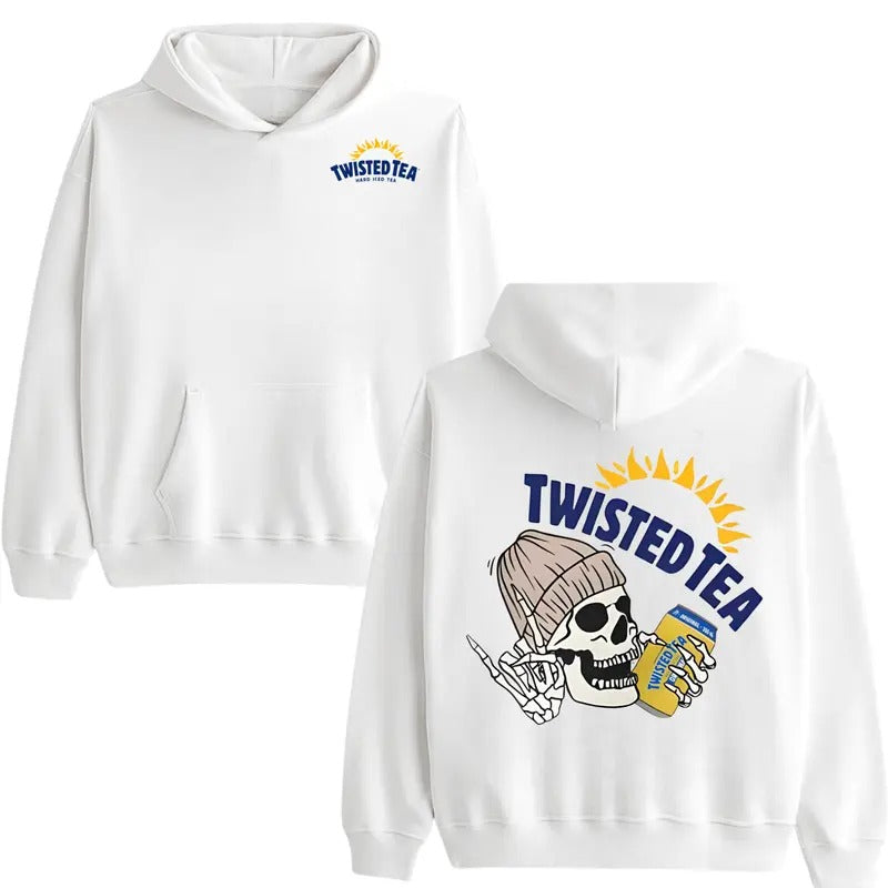 Twisted Tea Ghost Hoodie, Twisted Tea Halloween Hoodie, Funny Drinking 2 Sided Hoodie, Gift for Men and Women T-Shirts,...