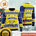 Twisted Tea Makes Me High Personalized Snowflakes Reindeer Knitting Christmas Ugly Sweater