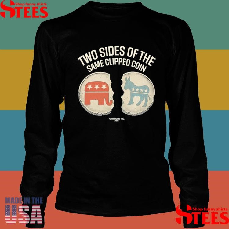 Two Sides Of The Same Clipped Coin T-Shirts