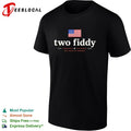 Two fiddy 250 years of freedom flag shirt