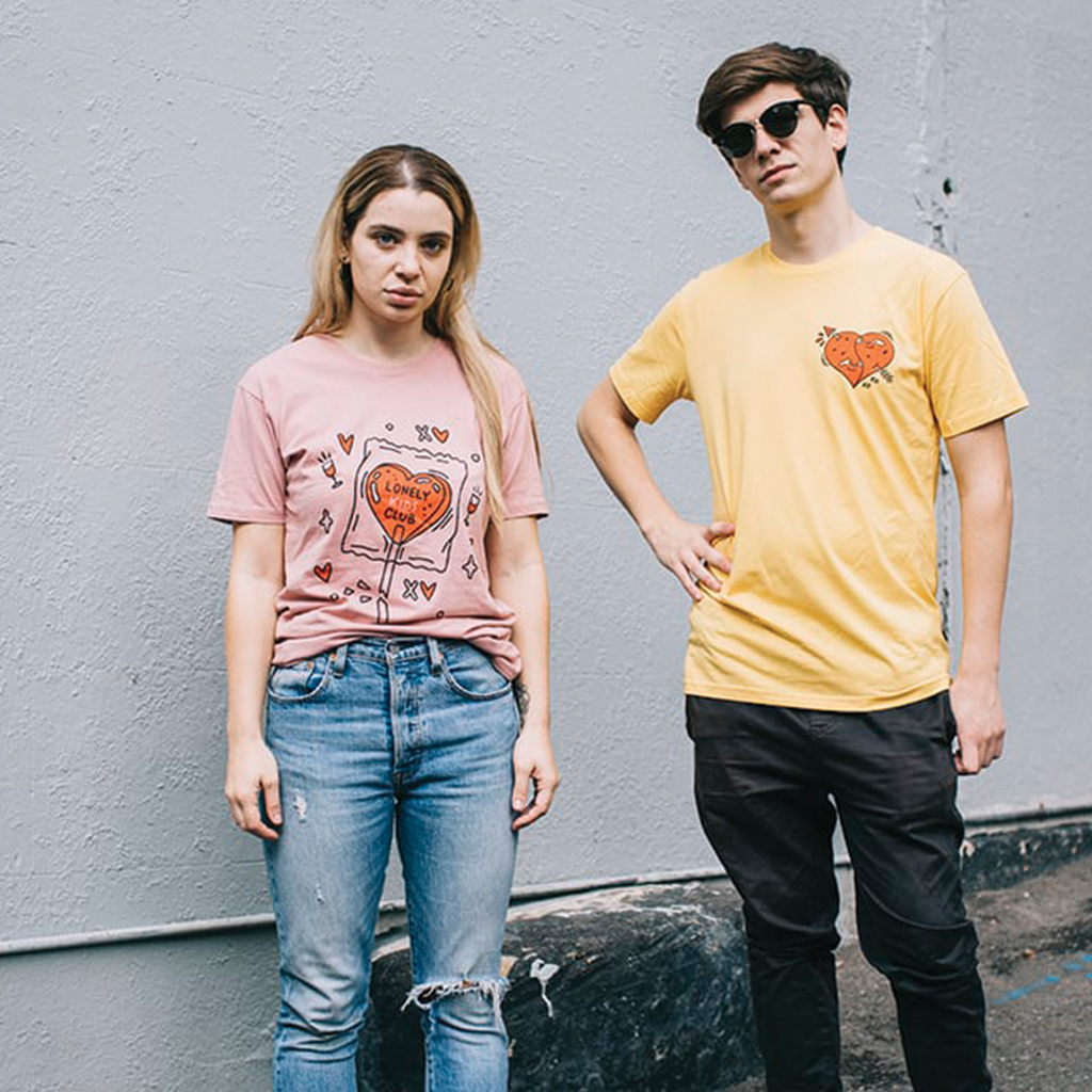Two Hearts Tee Hoodie, Sweatshirt | CiraTrend.com (Image 3)