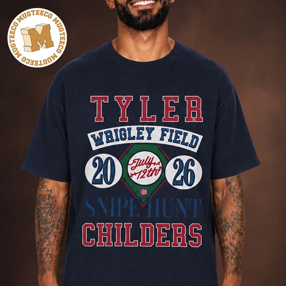 Tyler Childers Chicago Illinois Event Tee At Wrigley Field On July 12 2026 T Shirt