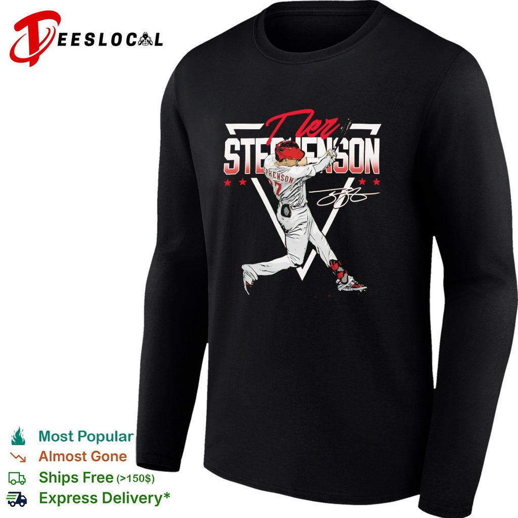 Tyler Stephenson Cincinnati Reds baseball player graphic shirt