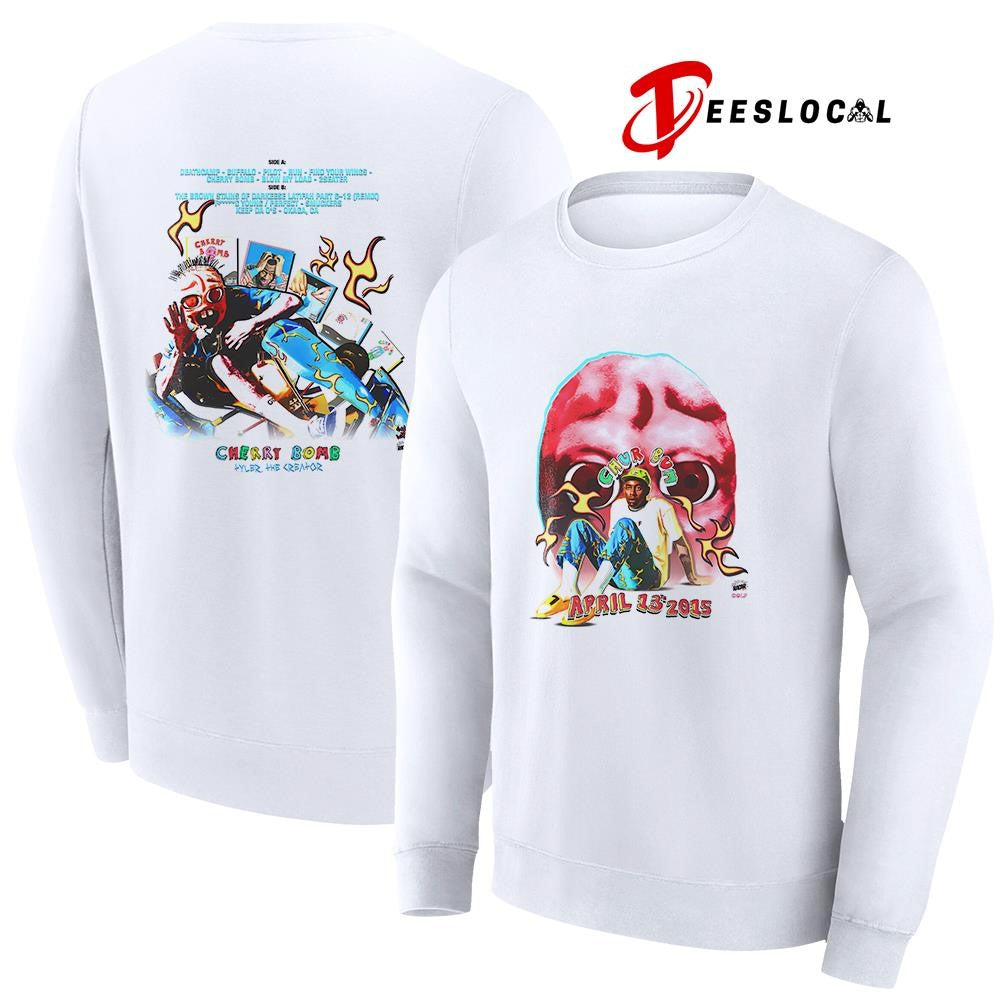 Tyler the Creator Cherry Bomb Chur Bum tracklist shirt