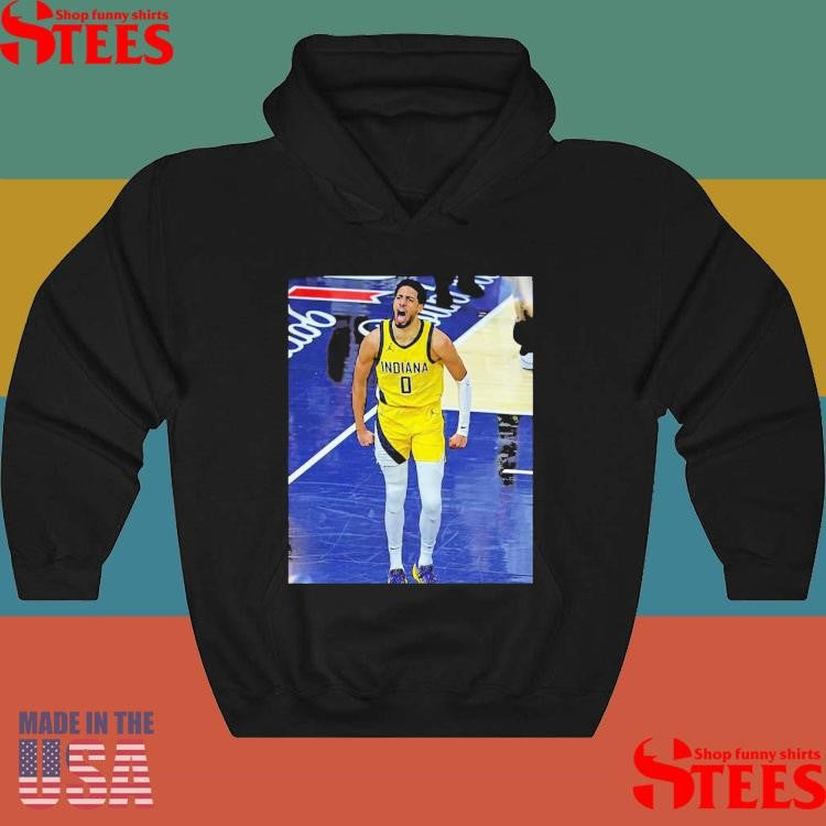 Tyrese Haliburton Indiana Pacers Game Frames T-shirt