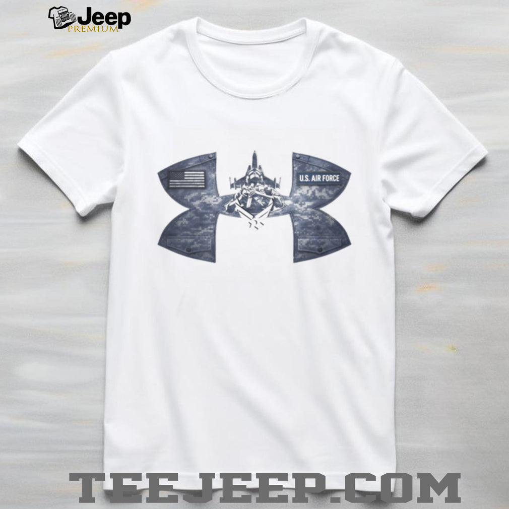 U.S. Air Force Fighter Jet Digital Camo Graphic T Shirt