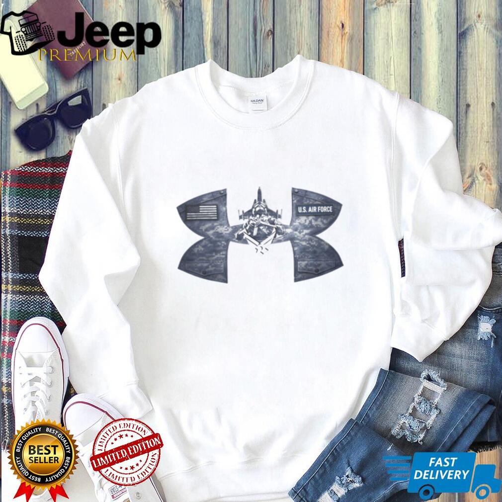 U.S. Air Force Fighter Jet Digital Camo Graphic T Shirt