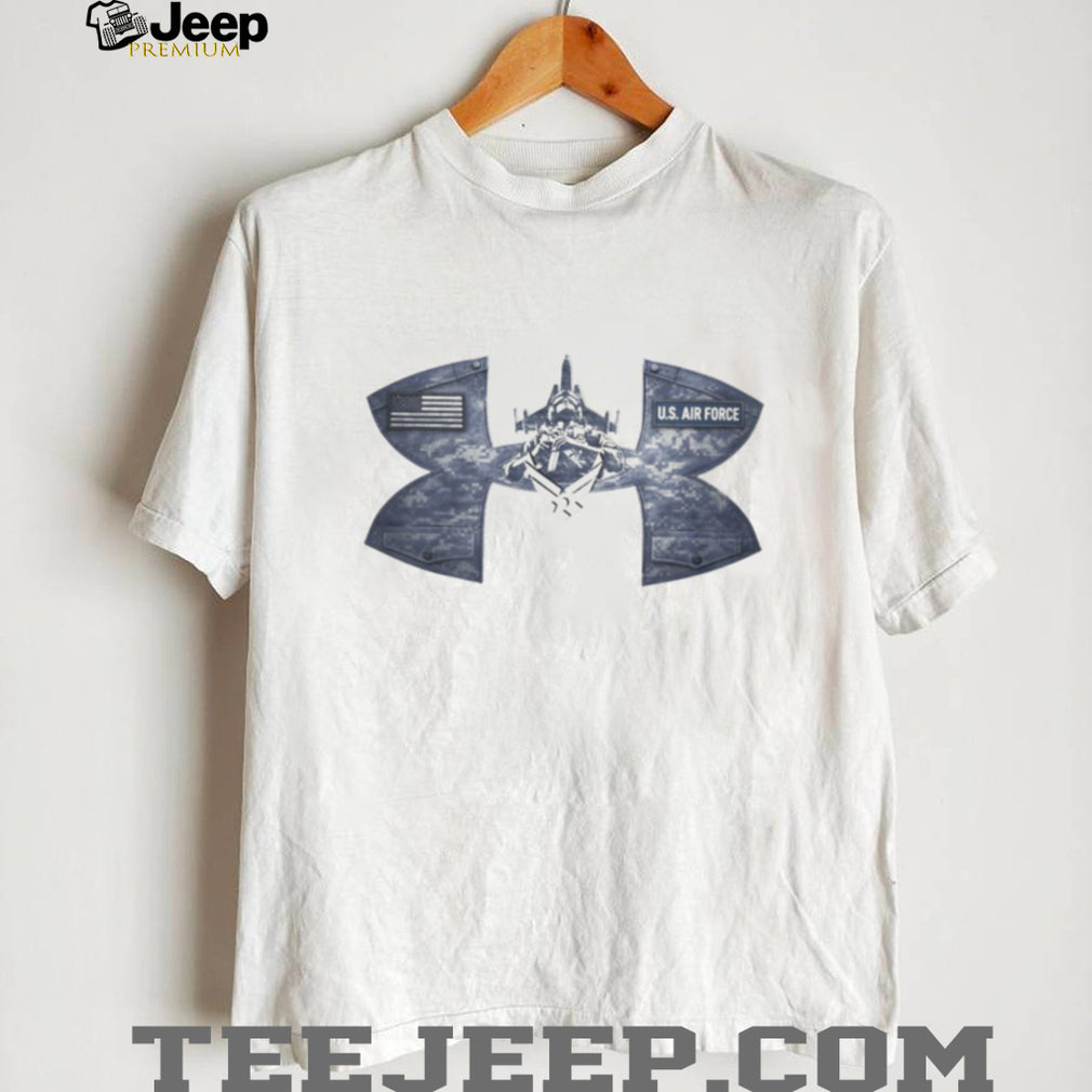 U.S. Air Force Fighter Jet Digital Camo Graphic T Shirt