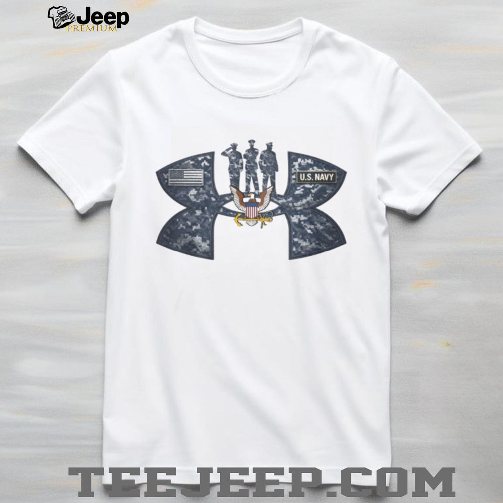 U.S. Navy Saluting Sailors Digital Camo Graphic T Shirt