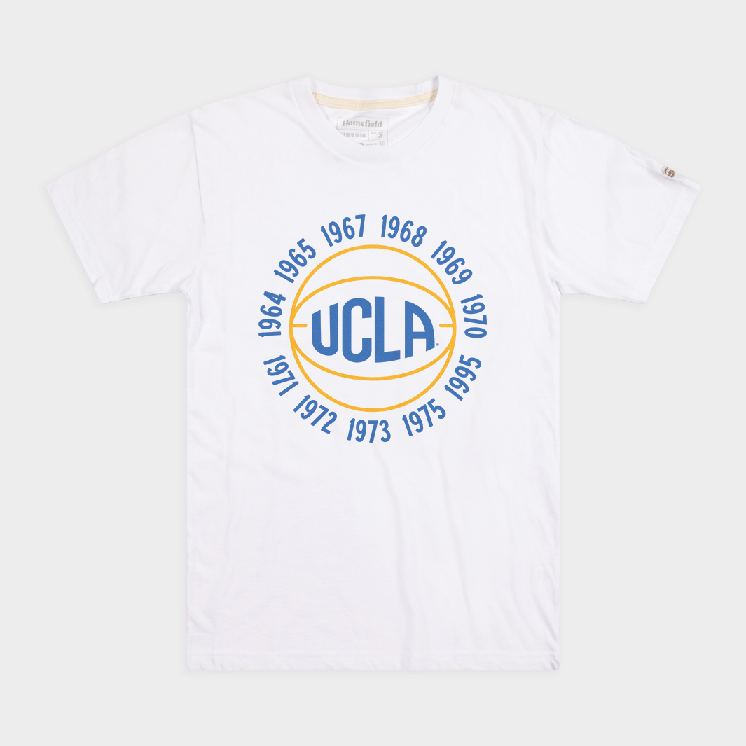Vintage UCLA National Champions Basketball Tee Style001