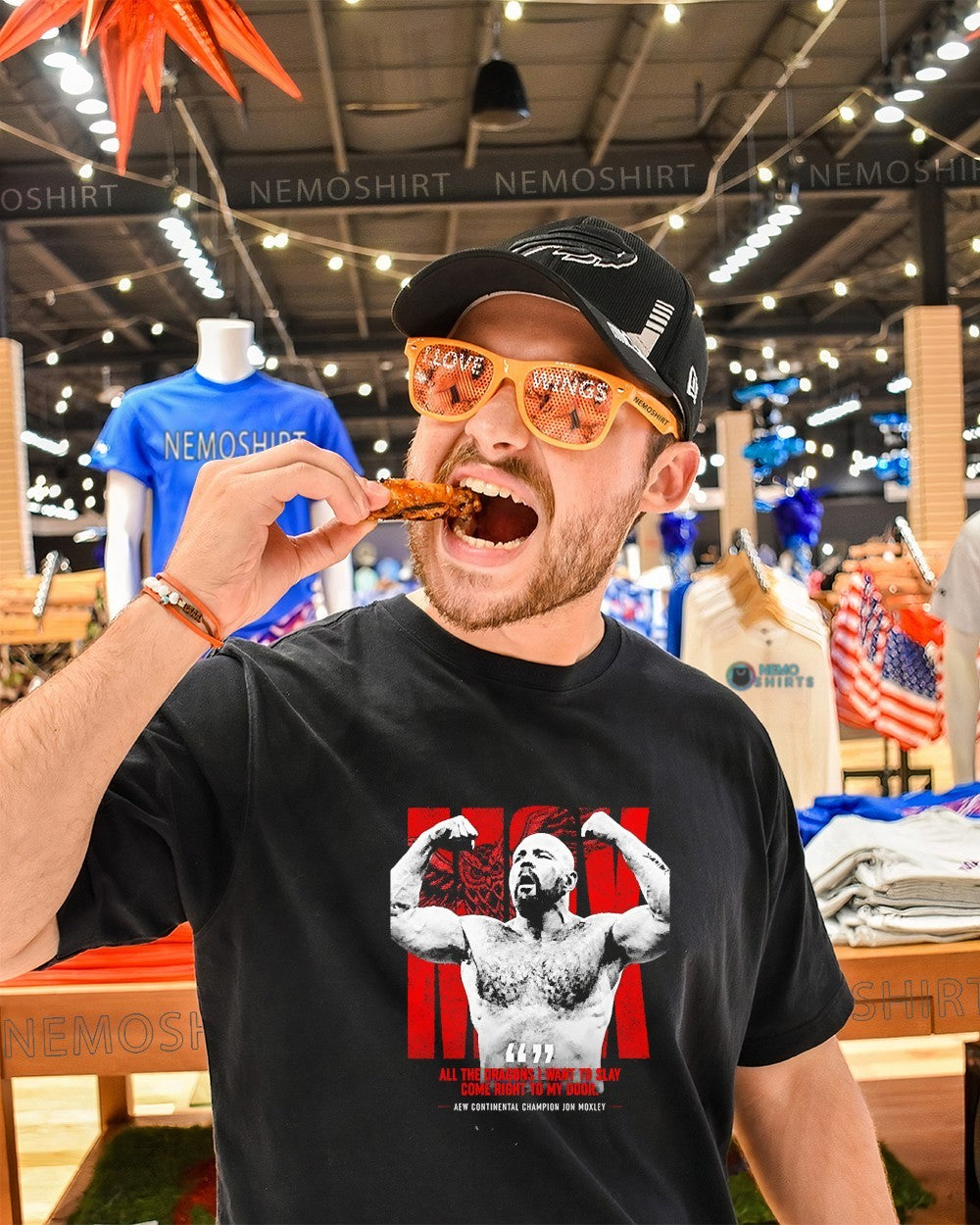 Jon Moxley AEW Continental Champion all the dragons I want to slay come right to my door shirt