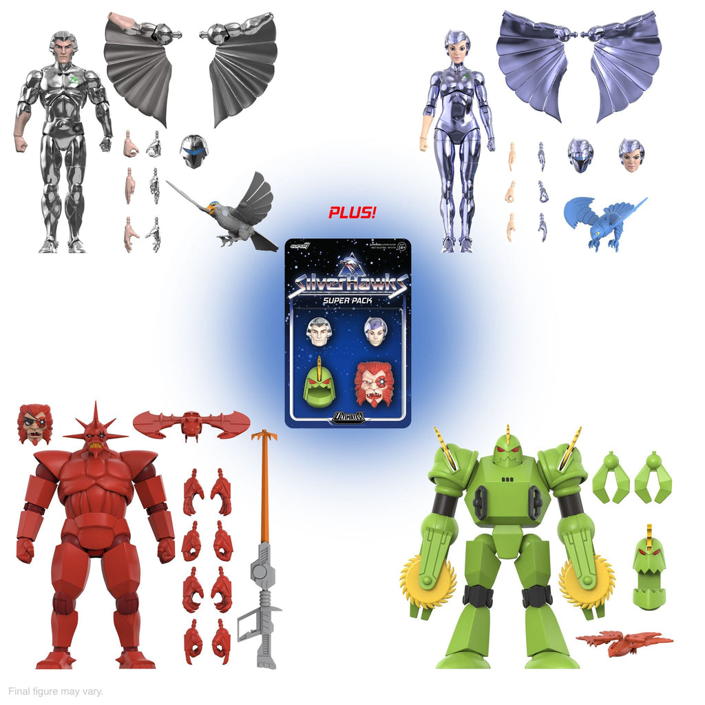 SilverHawks ULTIMATES! Wave 4 - Steelheart, Quicksilver, Mon*Star & Buzz-Saw T-Shirts, Hoodie, Sweatshirt (Image 1)