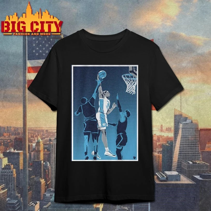 UNC Basketball Caleb Wilson Poster shirt