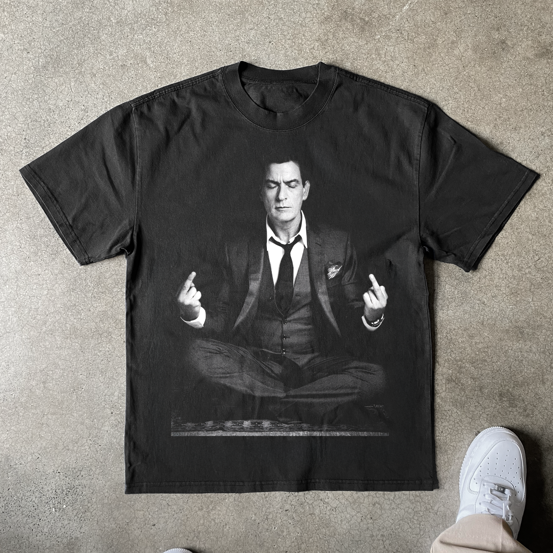 'UNCLE CHARLIE' HEAVYWEIGHT BLACK T-SHIRT Hoodie, Sweatshirt | CiraTrend.com (Image 1)