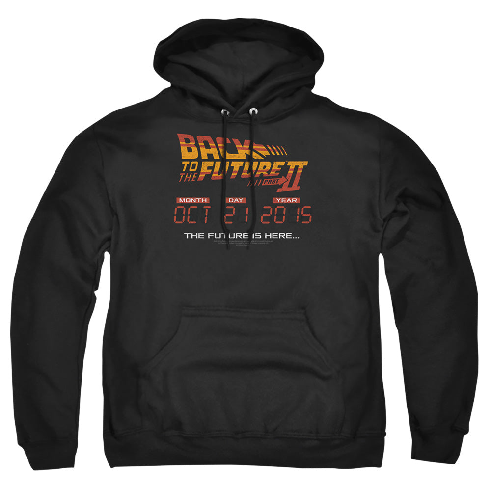 Back To The Future Ii Future Is Here Mens Hoodie Black T-Shirts, Sweatshirt | CiraTrend.com (Image 2)