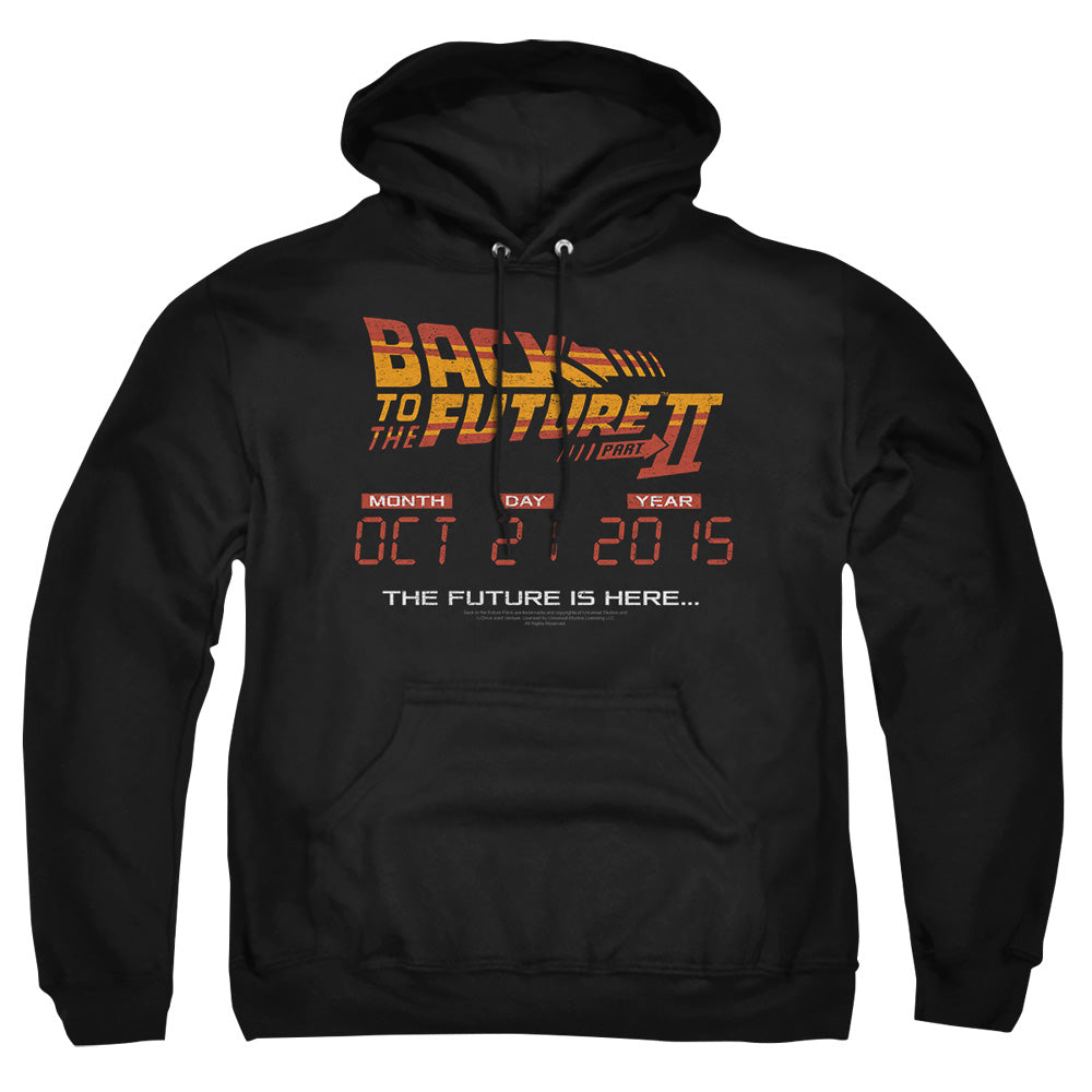 Back To The Future Ii Future Is Here Mens Hoodie Black T-Shirts, Sweatshirt | CiraTrend.com (Image 5)