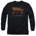 Back to the Future Trilogy Future Is Here - Men's Long Sleeve T-Shirt Hoodie, Sweatshirt | CiraTrend.com
