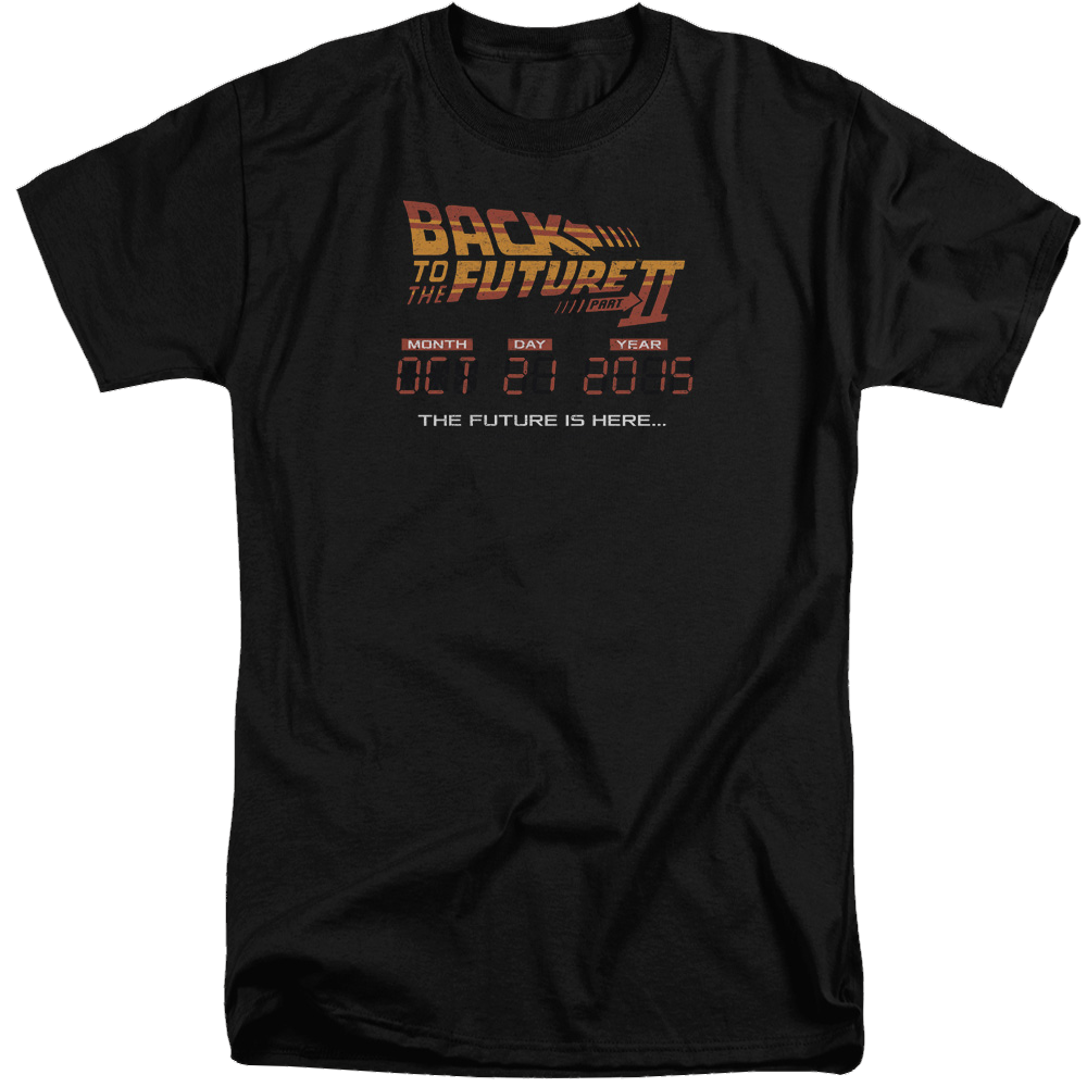 Back to the Future Trilogy Future Is Here - Men's Tall Fit T-Shirt Hoodie, Sweatshirt | CiraTrend.com
