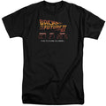 Back To The Future Ii Future Is Here Mens Tall T Shirt Black Black Hoodie, Sweatshirt | CiraTrend.com