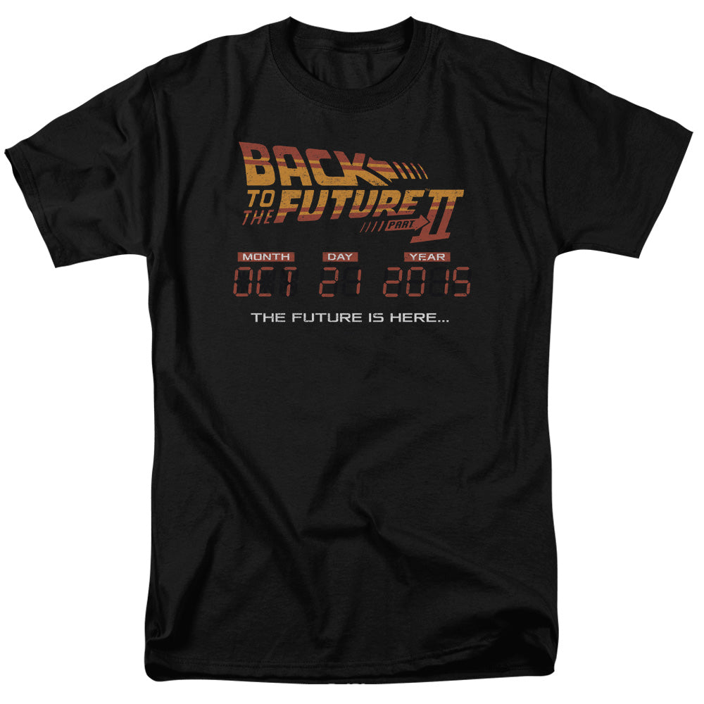 Back To The Future Ii Future Is Here Mens T Shirt Black Hoodie, Sweatshirt | CiraTrend.com