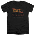 Back to the Future Trilogy Future Is Here - Men's V-Neck T-Shirt Hoodie, Sweatshirt | CiraTrend.com