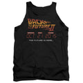 Back To The Future Ii Future Is Here Mens Tank Top Shirt Black Black Hoodie, Sweatshirt | CiraTrend.com