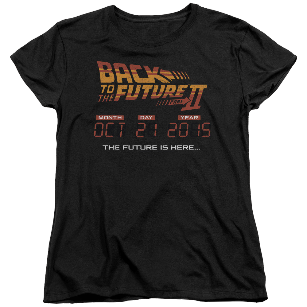 Back to the Future Trilogy Future Is Here - Women's T-Shirt Hoodie, Sweatshirt | CiraTrend.com