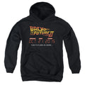 Back To The Future II Future Is Here Kids Youth Hoodie Black T-Shirts, Sweatshirt | CiraTrend.com