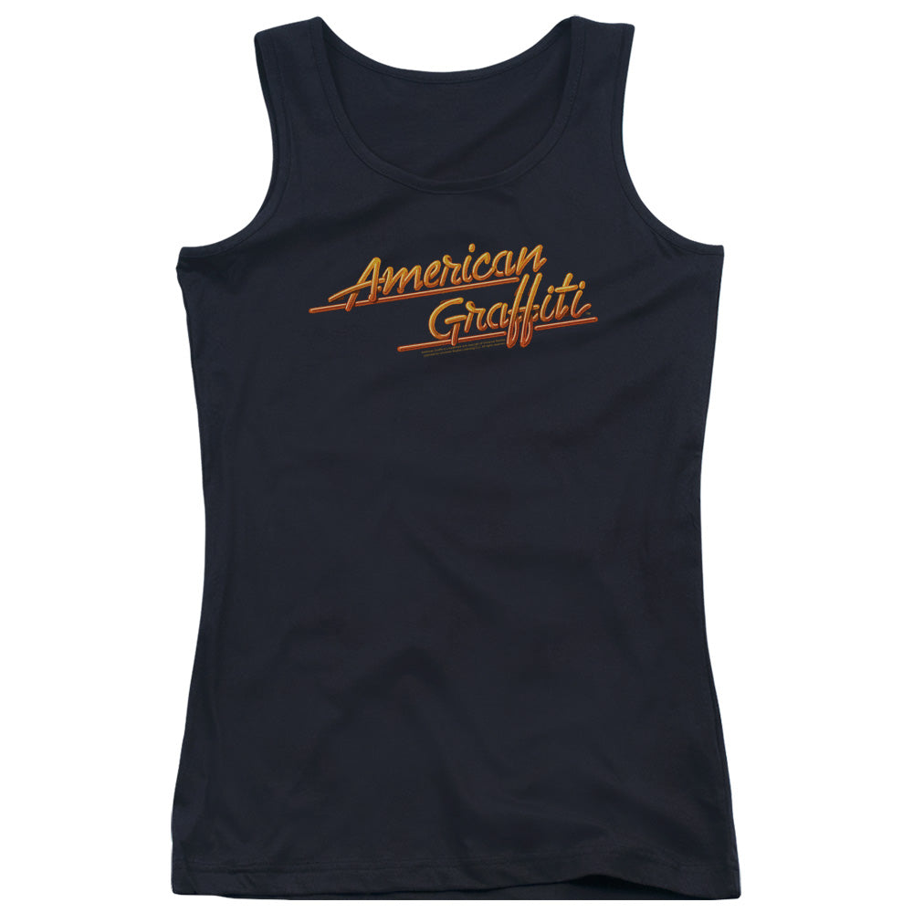 American Graffiti Neon Logo Womens Tank Top Shirt Black Hoodie, Sweatshirt | CiraTrend.com
